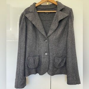 Della Spiga wool blazer cardigan